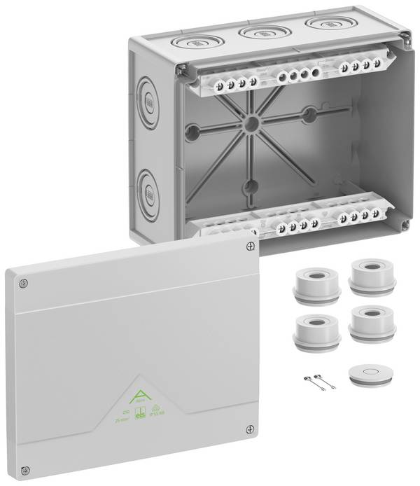 Spelsberg Abox 250-25² Forgreningskasse (L x B x H) 202 x 252 x 120 mm Grå IP55, IP66 1 stk