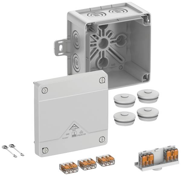Spelsberg Abox Pro SLK-4² Forgreningskasse (L x B x H) 107 x 107 x 70 mm Grå IP66, IP67, IP69  1 stk