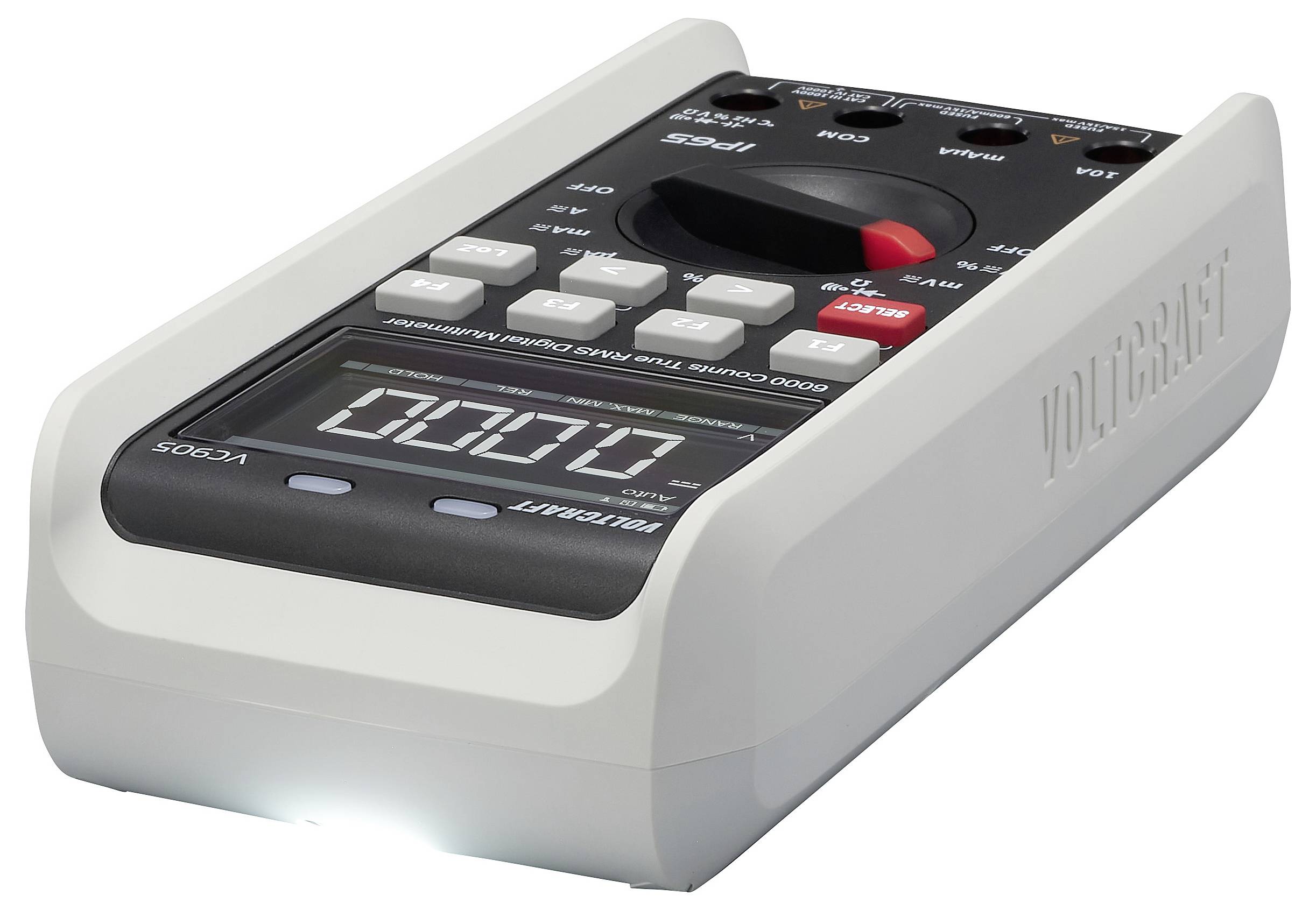 VOLTCRAFT VC-15329275 Hånd-multimeter digital LoZ CAT III 1000 V, CAT IV 1000 V Visning (counts): 6000-4