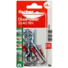 Fischer 535003 DuoPower 8 x 40 RH K NV Rawplugsæt 40 mm 8 mm 1 Set