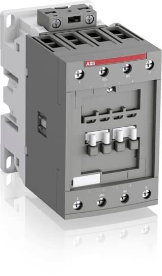 ABB Schütz, en elektrisk styreenhed til styring af højydelsesenheder; viser tilslutninger og konstruktion detaljeret.
