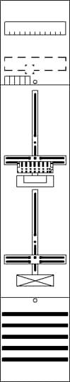 Striebel & John 2CPX054095R9999 DF19P11 Tællerfelt Indbygning Antal delinger = 12 Indhold 1 stk
