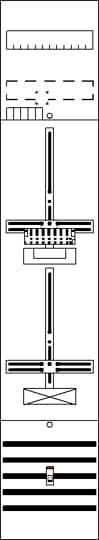 Striebel & John 2CPX054096R9999 DF19P1A Tællerfelt Indbygning Antal delinger = 12 Antal rækker = 0 Indhold 1 stk