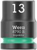 Wera 8790 B Impaktor 05005504001 Udvendig sekskant Topnøgleindsats 13 mm 3/8" 13 mm 1 stk. 3/8"