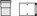 Billedet viser to piktogrammer: til venstre en beholder med låg, til højre en åben notesbog. De symboliserer organisation og planlægning.