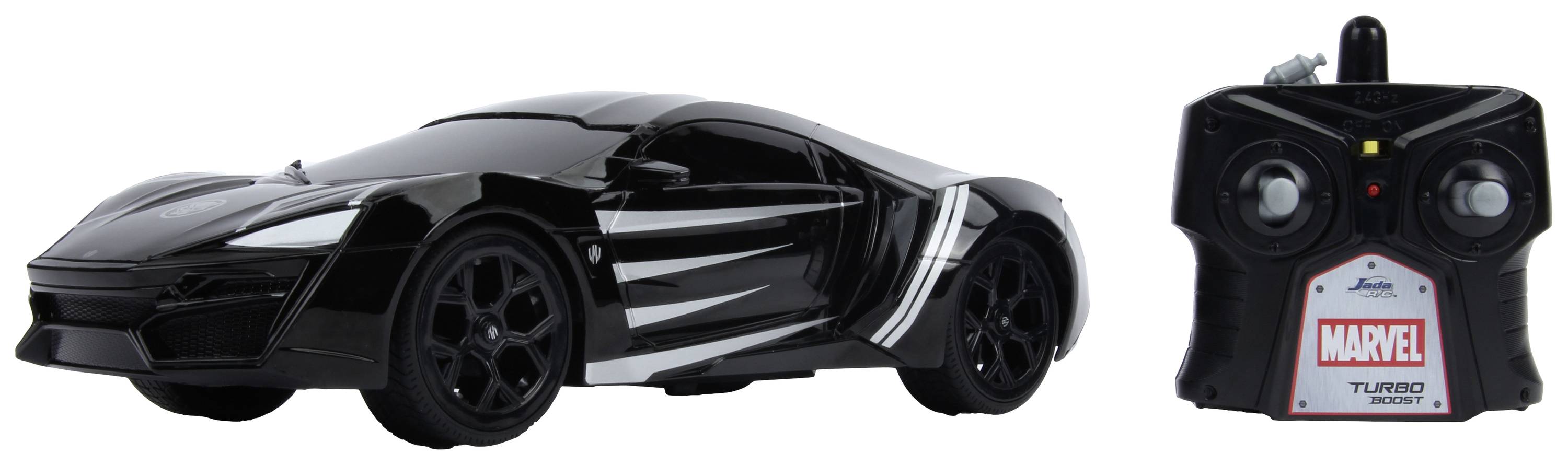 JADA TOYS 253226001 Marvel Black Panther RC Lykan 1:16 RC-modelbil Elektronik Sportsvogn