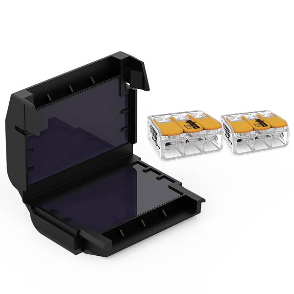 CellPack 410361 EASY-PROTECT/623 Gelboks til forbindingsklemme fleksibel: 0.5-6 mm² stift: 0.5-6 mm² 1 stk Sort