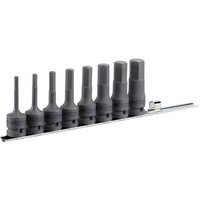Facom NSHM.J8 Unbrako Skruetrækker-bit-sæt 5 mm, 6 mm, 8 mm, 10 mm, 12 mm, 14 mm, 17 mm, 19 mm 8 dele 1/2" (12,5 mm)