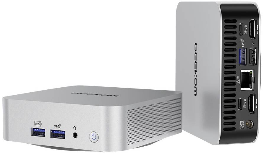 GEEKOM Mini-PC (HTPC) A8 AMD Ryzen 7 8845HS 5.10 GHz 32 GB RAM 1 TB SSD AMD Graphics 780M Win 11 Pro A8