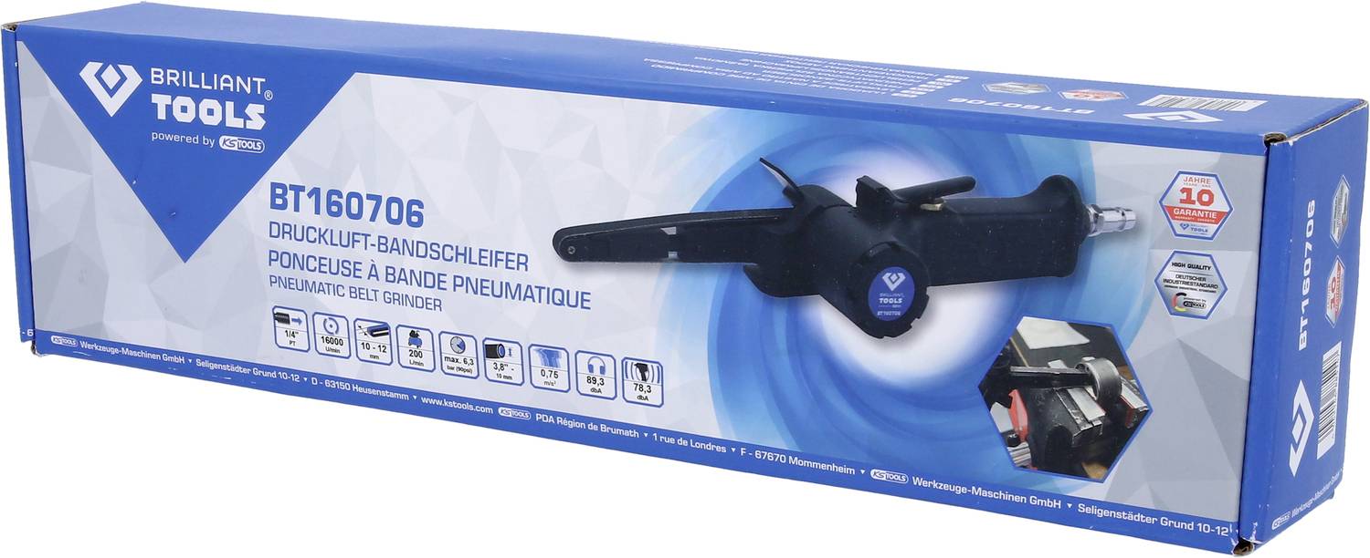 Brilliant Tools BT160706 Trykluft-båndsliber 6.3 bar-4