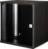 Digitus DN-49207 19 tommer vægkabinet (B x H x T) 540 x 595 x 400 mm 12 U Sort, Sort (RAL 9005)