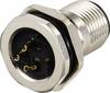 TRU COMPONENTS TC-12833200 Sensor-/aktor indbygningsstik M12 Pol-tal (RJ): 3 Stik, indbygning 1 stk