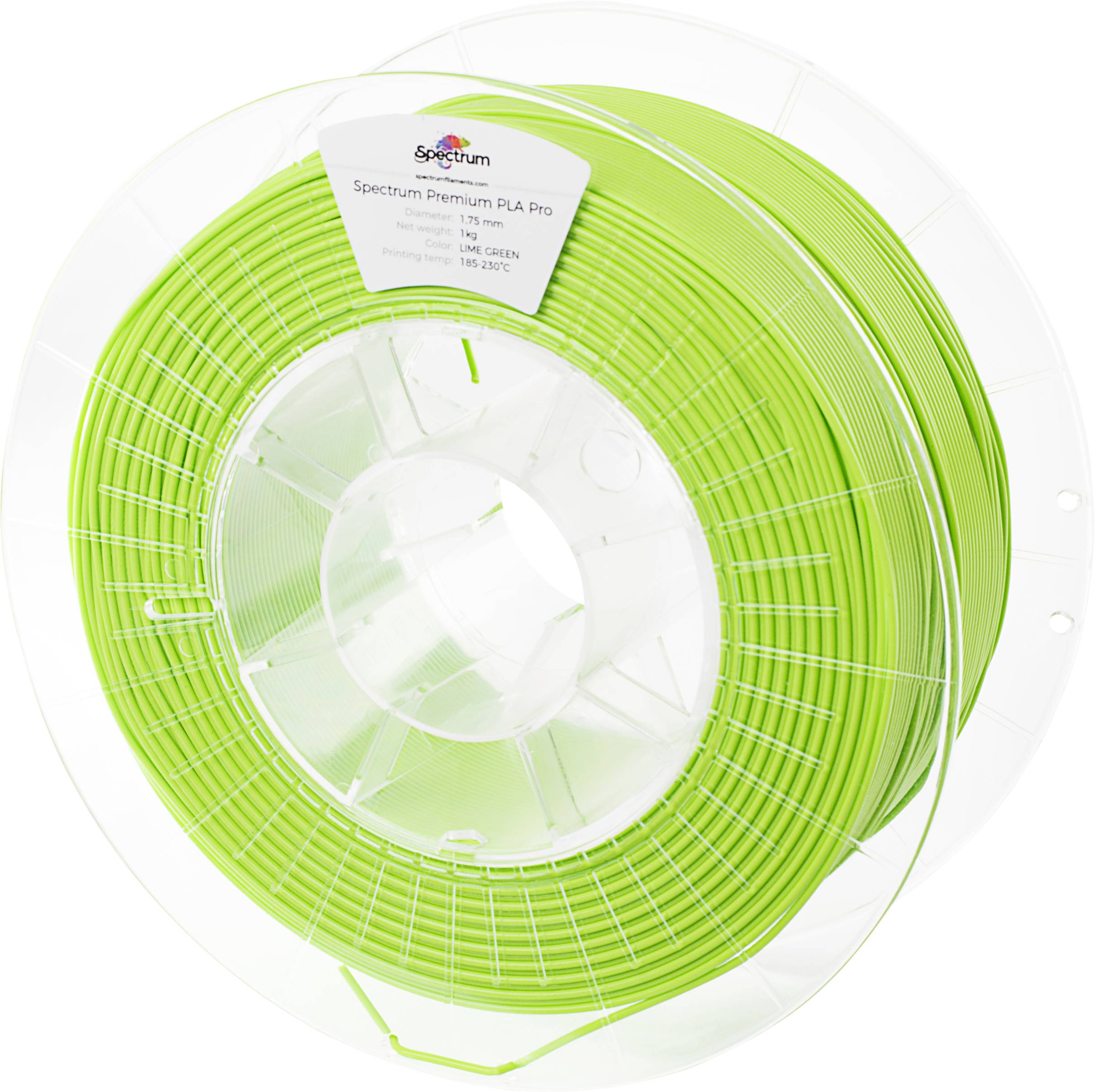 Spectrum Filaments 80104 PLA Pro Filament PLA Pro slagfast 1.75 mm 1000 g Lime Green, Grøn 1 stk