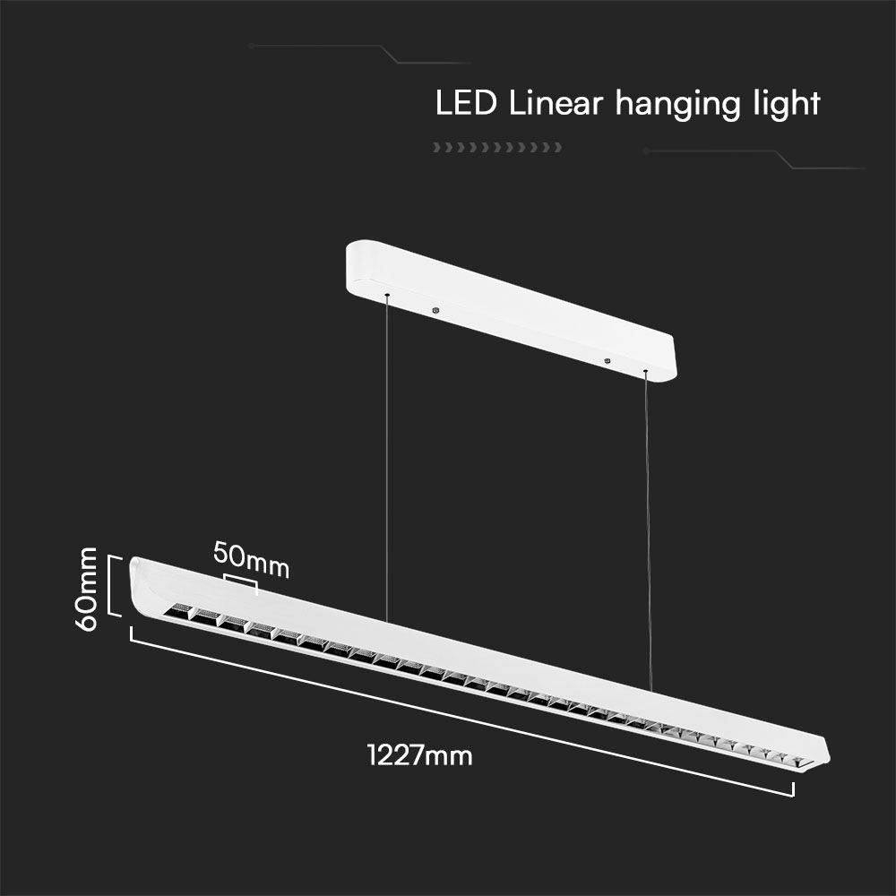 V-TAC VT-7-36-W 23342 LED-pendullys LED (RGB) LED EEK: F (A - G) 36 W Hvid-5
