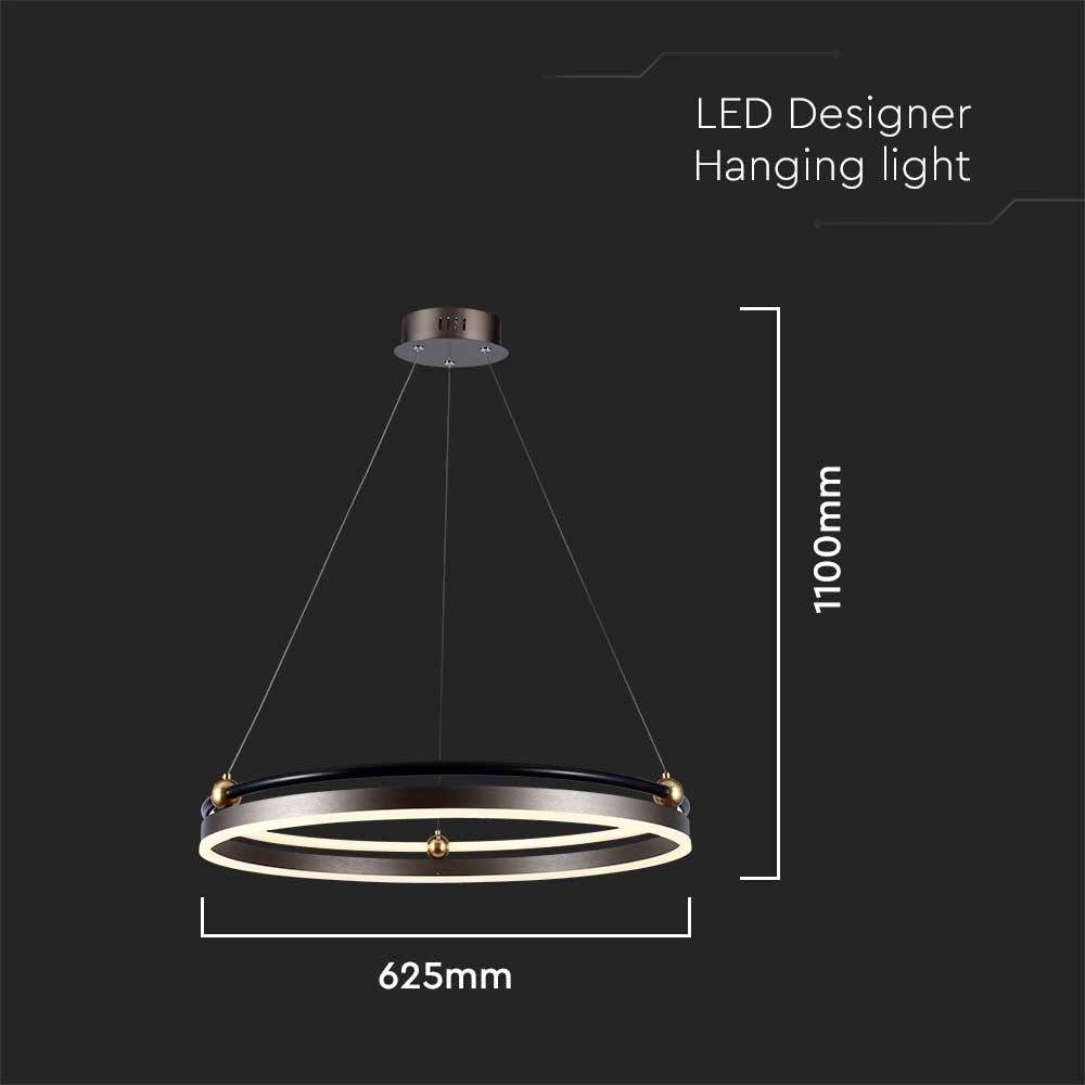 V-TAC VT-7579 23097 LED-pendullys LED (RGB) EEK: E (A - G) 30 W Hvid-5