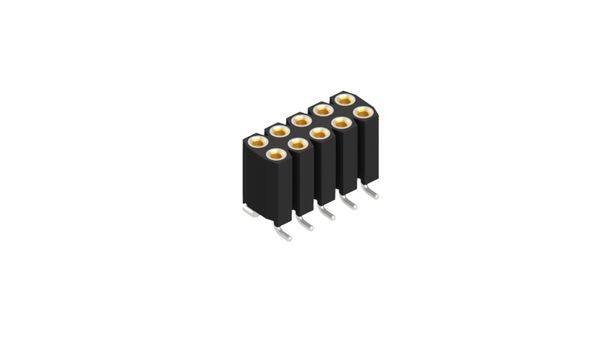 Fischer Elektronik Bøsningsliste (præcision) Antal rækker: 2 10025976 10 stk
