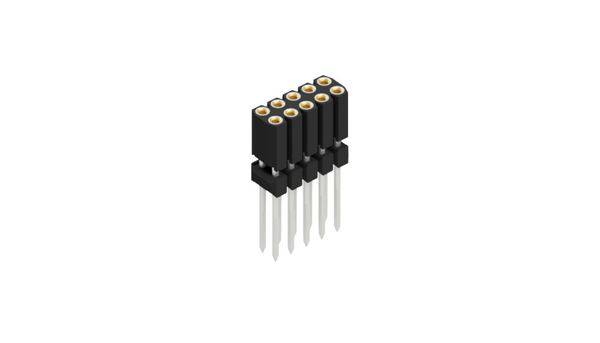 Fischer Elektronik Bøsningsliste (præcision) Antal rækker: 2 10026257 10 stk
