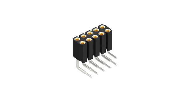 Fischer Elektronik Bøsningsliste (præcision) Antal rækker: 2 10026841 10 stk