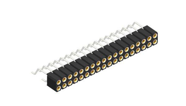 Fischer Elektronik Bøsningsliste (præcision) Antal rækker: 2 10027929 10 stk-0