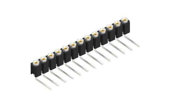 Fischer Elektronik Bøsningsliste (præcision) Antal rækker: 1 10040229 10 stk-0