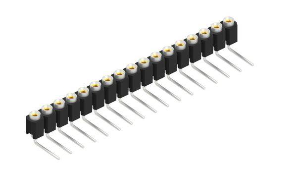 Fischer Elektronik Bøsningsliste (præcision) Antal rækker: 1 10040237 10 stk-0