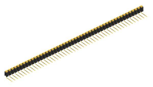 Fischer Elektronik Bøsningsliste (præcision) Antal rækker: 1 10040297 10 stk-0
