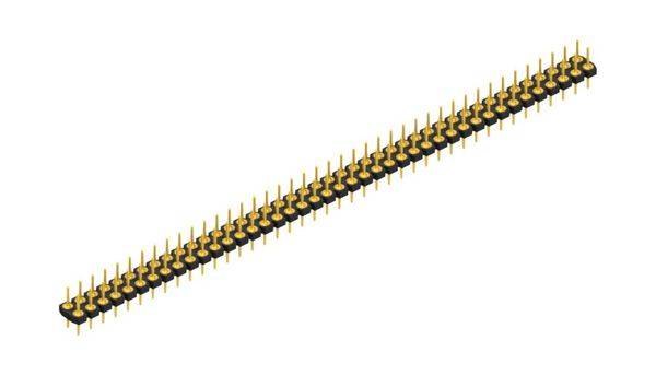 Fischer Elektronik Stiftliste (præcision) Antal rækker: 2 10043607 10 stk-0