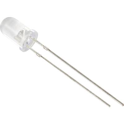 TRU COMPONENTS LED med ledninger Varm hvid Rund 5 mm 70000 mcd 15 °