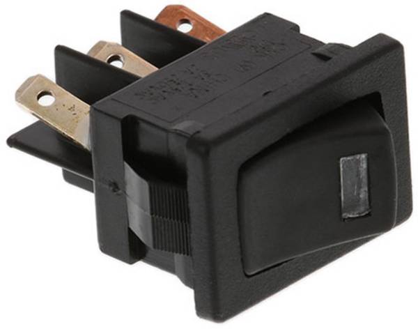 C & K Switches  DM14J72S205Q3    Rocker Switch DM Series  120 V/AC  3 A  1 x On/Off      1 stk  Bulk