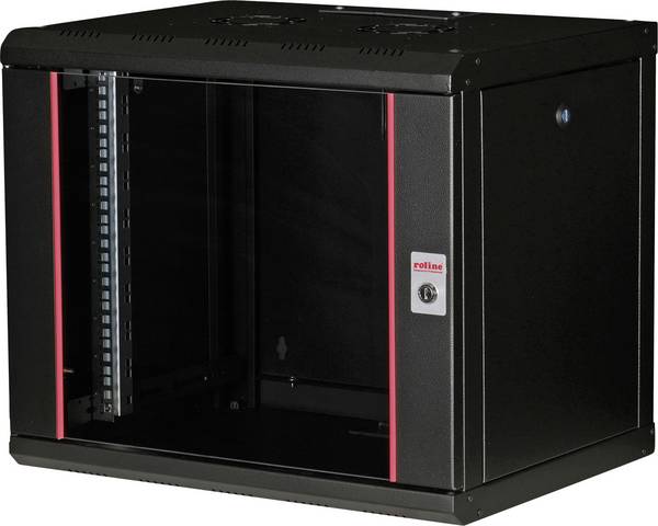 Roline  19 tommer vægkabinet (B x H x T) 450 x 505 x 600 mm 9 U Sort