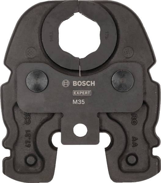 Her er vist en sort Bosch crimpetang M35 fra Expert-serien til kabelkrimpning.