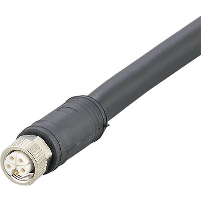 Et sort kabel med en 4-polet stik i enden, egnet til elektroniske forbindelser eller dataoverførsel.