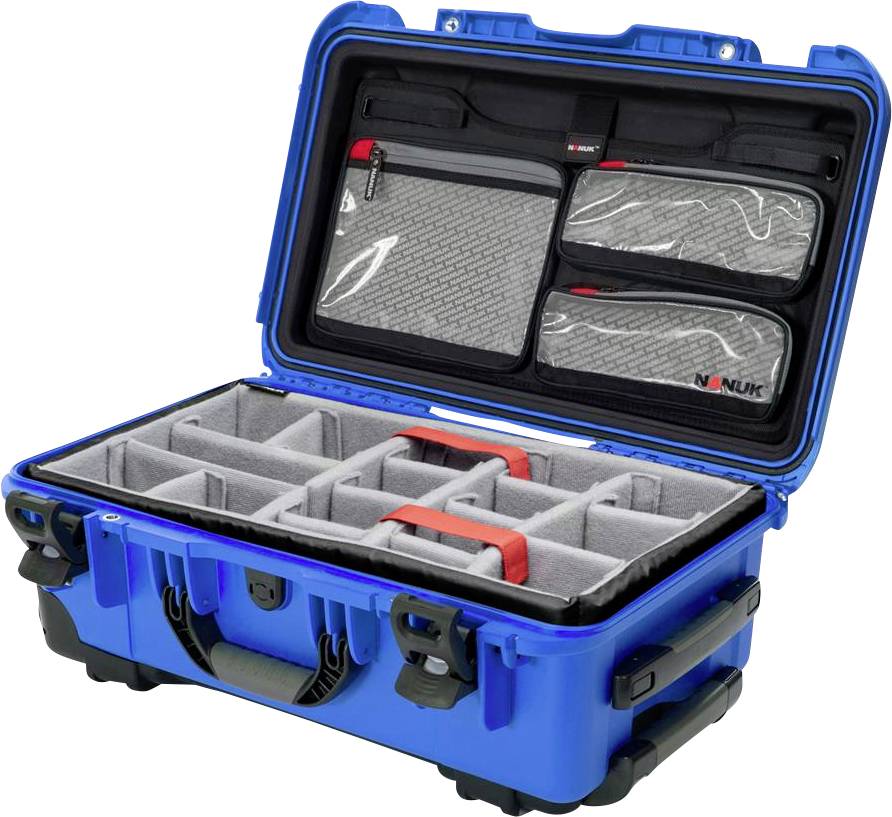 NANUK Transportkuffert Mod. 935 (B x H x T) 521 x 191 x 287 mm Blå 935S-060BL-0A0