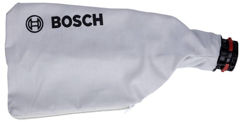 Støvsugerposer fra Bosch med sort varemærkelogo, primært i lys grå.