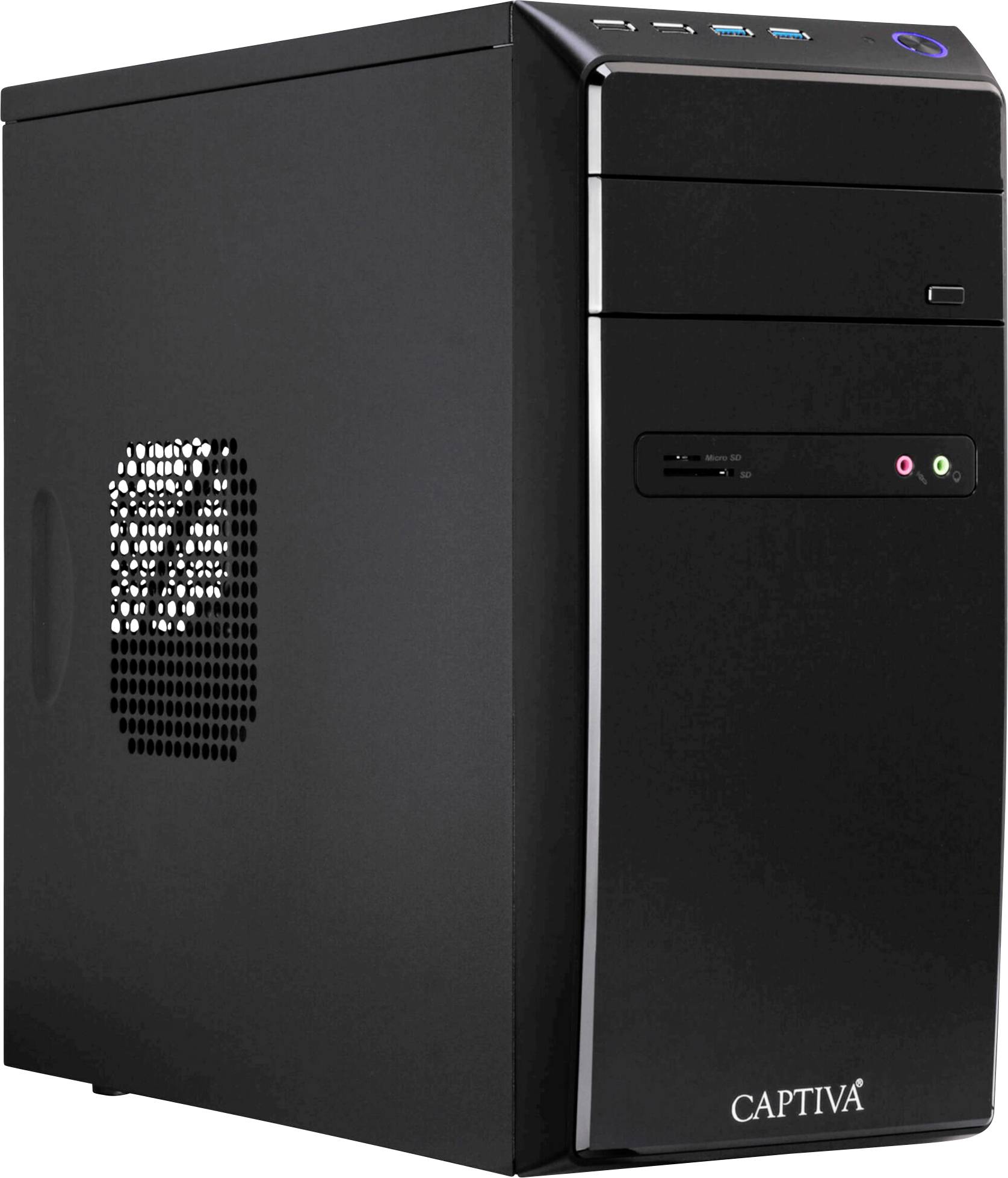 Captiva Desktop PC Power Starter I65-021 i5-114 Intel® Core™ i5 i5-11400 4.4 GHz 16 GB RAM 480 GB SSD Intel UHD Graphics Win 11 Home 65021