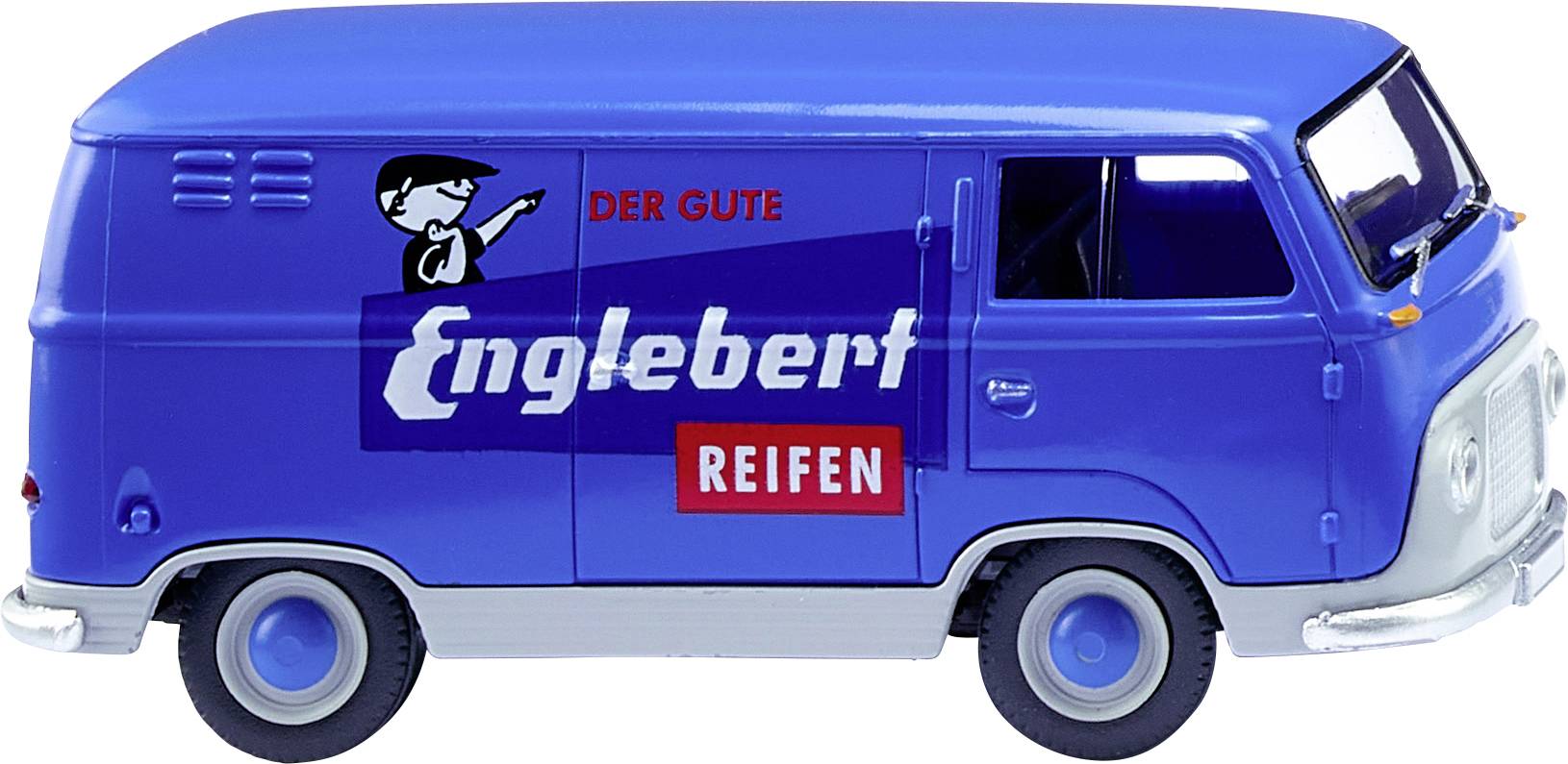 Wiking 028904 H0 Lastbiler model Ford FK 1000 kassevogn "Englebert dæk"