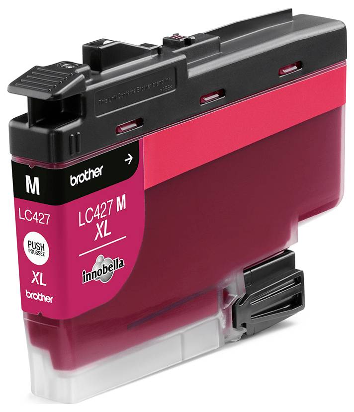 'Brother LC427 M XL' magenta blækpatron til printere, med Innobella-teknologi til højtydende udskrivningsresultater.