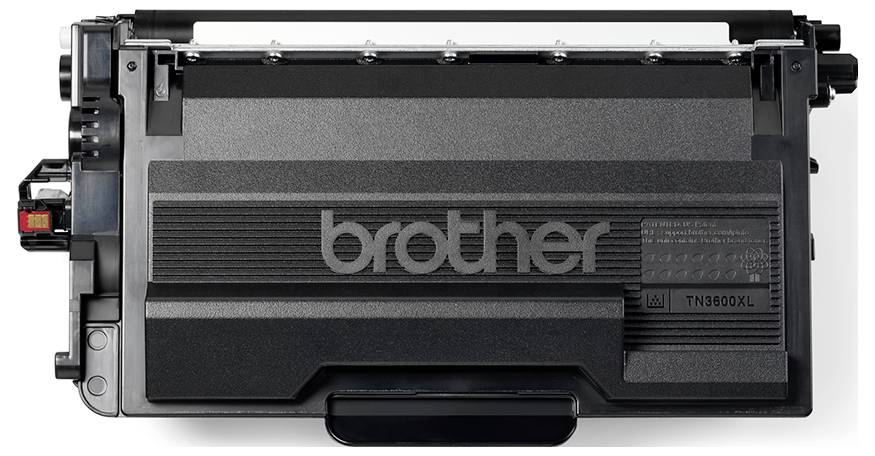 'Brother TN-8800XL' sort laserprintertoner patron, set fra oven, som viser design og branding på patronens overflade.