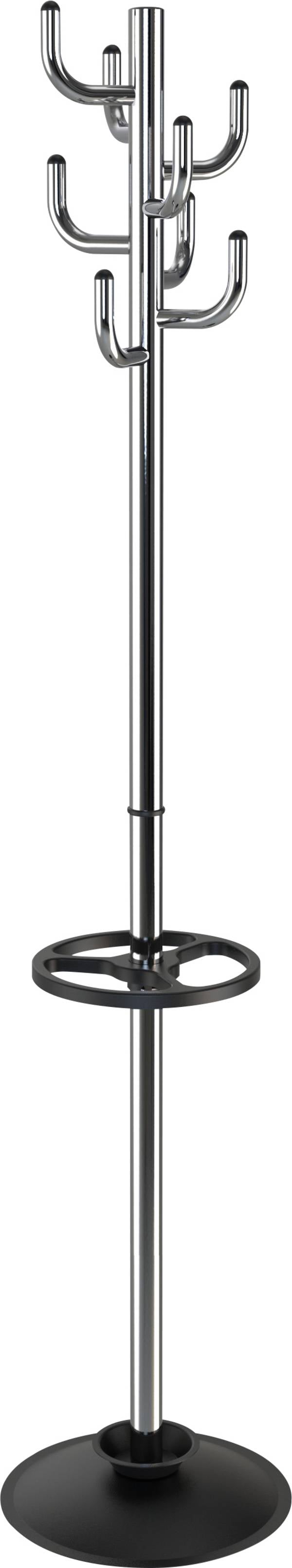 Maul Stumtjener  9402596 MAULpolaris chrome Antallet af kroge: 8 (Ø x H) 36 mm x 177 mm  Krom, Lys sølv 1 stk