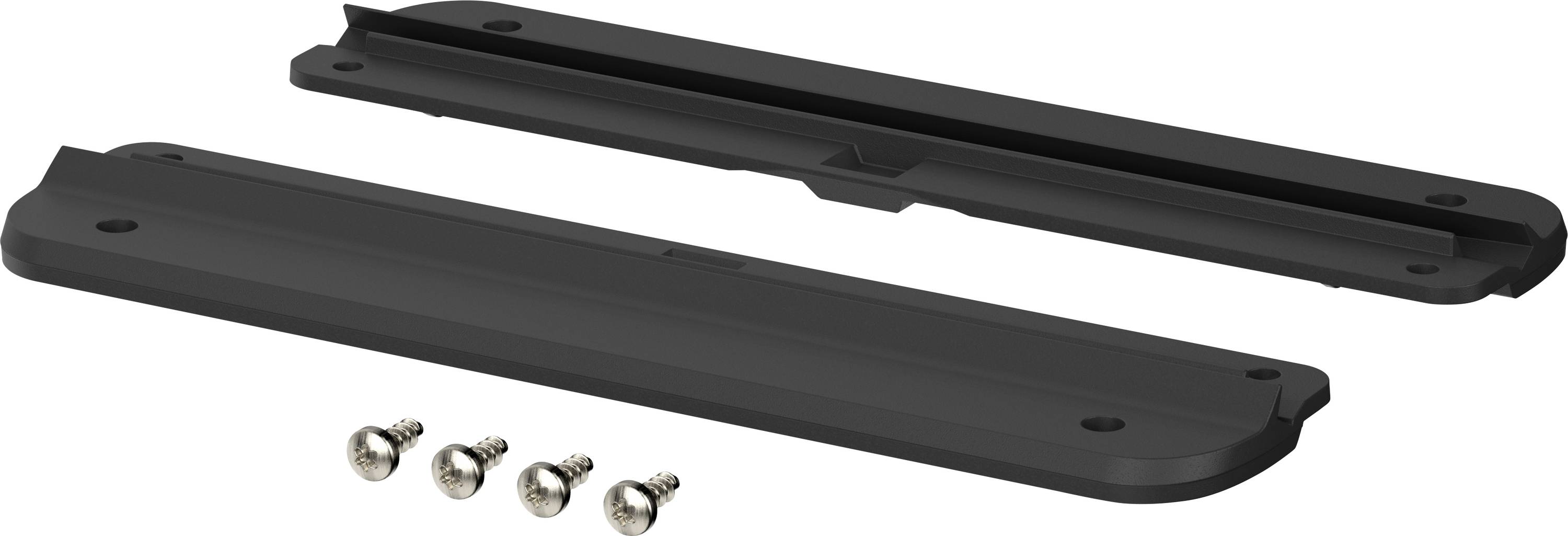 Bopla BoVersa BOV 19 WL 9005 Vægfastgørelsesløkker Polykarbonat Sort (RAL 9005) (L x B x H) 150.30 x 34.60 x 4.50 mm 2 stk