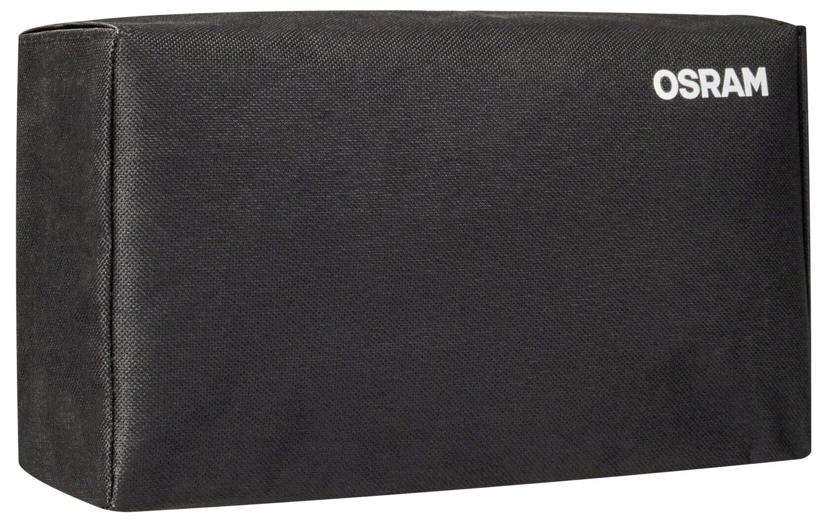 Sort emballage med 'OSRAM'-logo i øverste højre hjørne.