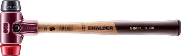 Halder  SIMPLEX  3026.030  Gummihammer  Ergonomisk greb, hård, Middelhård  345 g  295 mm    1 stk