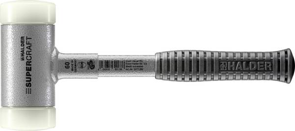 Halder  SUPERCRAFT  3377.060  Gummihammer  Ergonomisk greb, hård  1750 g  325 mm    1 stk