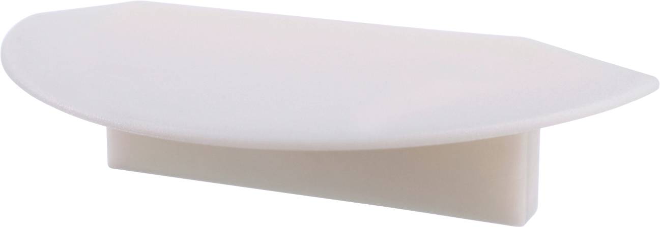 Deko Light 978100 Endkappe P-ET-01-12 Set 2 Stk, Weiß Profil-endekappe Plastic (L x B x H) 27 x 16 x 7 mm Piece 1 stk