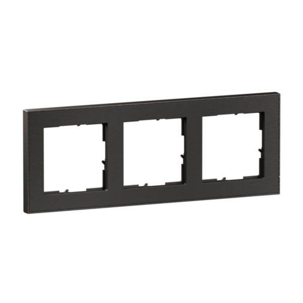 Legrand 3x Ramme Rustfrit stål 765493 1 stk