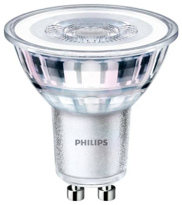 Philips 72133900 Glødepære-lamp EEK F (A - G) GU10 Reflektor 3 W = 35 W Varmhvid (Ø x H) 50 mm x 54 mm kan dæmpes 1 stk
