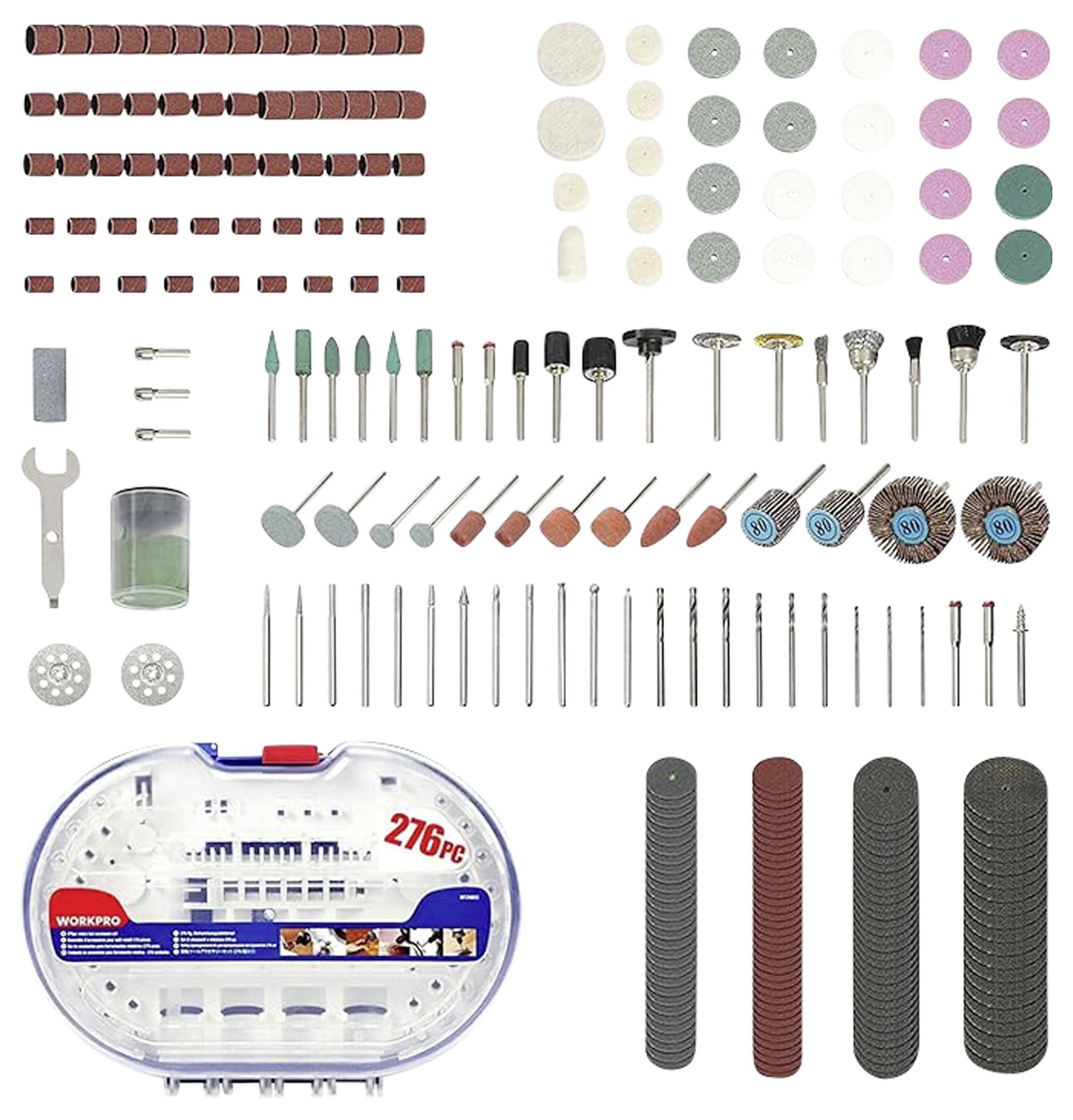 WorkPro WP409014 Slibe­ og poleringstilbehør 1 Set-2