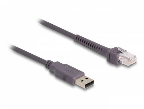 Delock 90599 USB-kabel til scanner Kabelbundet    Grå  USB-A (USB 2.0)