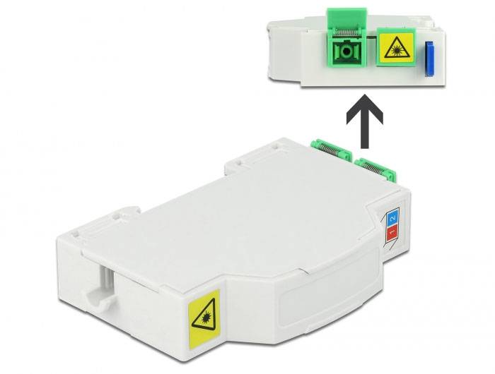Delock 85922 Dåse Hvid 1 stk-1