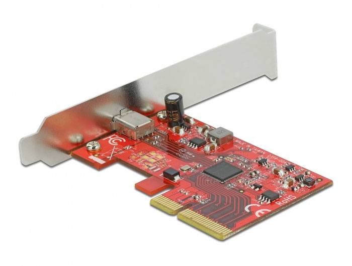 Delock 89035 PCI-Express-kort USB-A (USB 3.2 Gen 2) PCIe-2